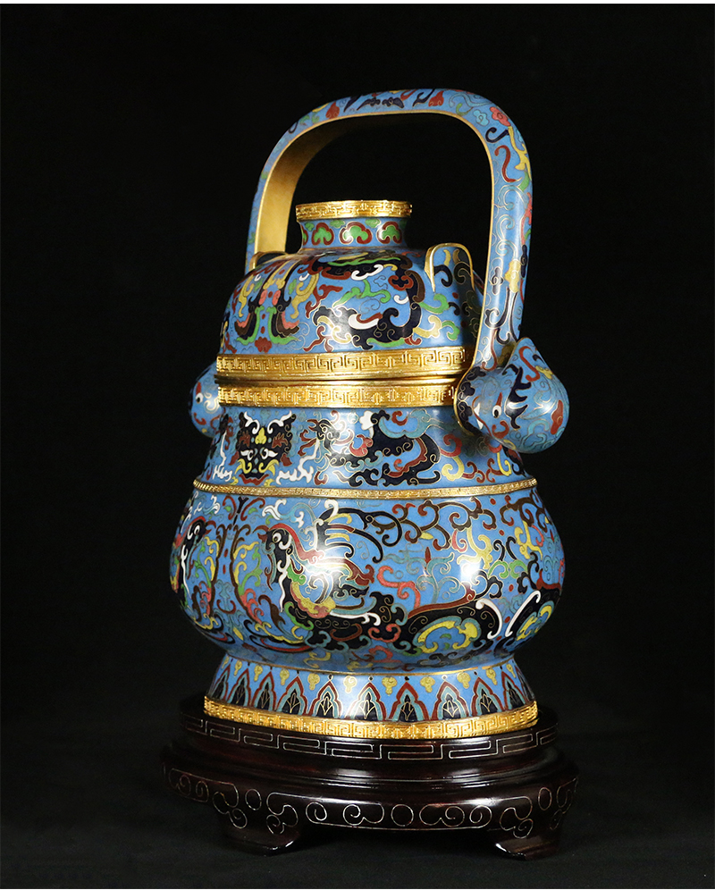 中藝盛嘉與中藝堂聯合舉辦張同祿景泰藍《故宮六珍·獸面紋提梁卣》文化藝術交流活動